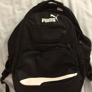 Black puma backpack